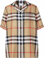 Burberry chemise en soie à motif Vintage Check - Tons neutres