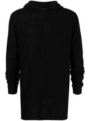 Rick Owens hoodie léger en biologique - Noir