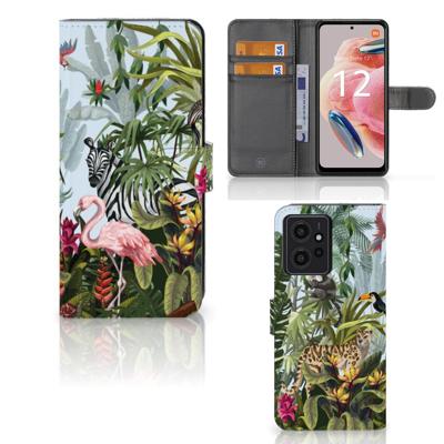 Telefoonhoesje | Met pasjeshouder | voor Xiaomi Redmi Note 12 4G Jungle