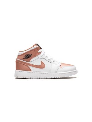 Jordan Kids Air Jordan 1 Mid sneakers - Blanc