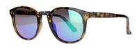 AMIGO zonnebril unisex cat.3 bruin turtle/blauw (AMM19107 E) - thumbnail