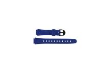 Horlogeband Casio 10128140 / LW-200-2AV Kunststof/Plastic Blauw 14mm