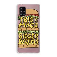 Big Macs Bigger Dreams: Samsung Galaxy A51 5G Transparant Hoesje