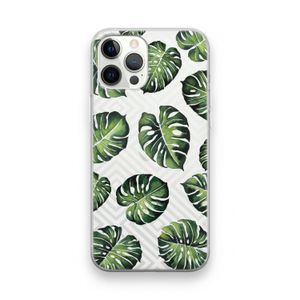 Geometrische jungle: iPhone 12 Pro Transparant Hoesje