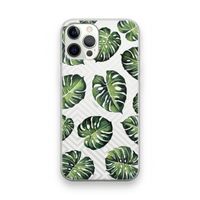 Geometrische jungle: iPhone 12 Pro Transparant Hoesje