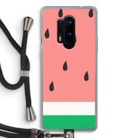 Watermeloen: OnePlus 8 Pro Transparant Hoesje met koord
