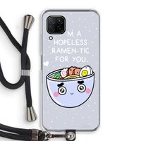 I'm A Hopeless Ramen-Tic For You: Huawei P40 Lite Transparant Hoesje met koord