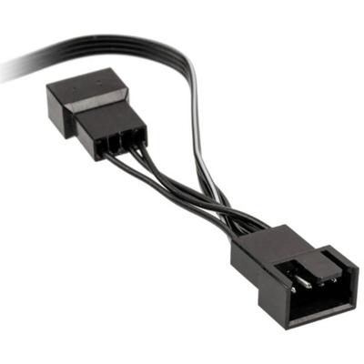 PC-ventilator Y-kabel [1x PC-ventilatorbus 4-polig - 2x PC-ventilatorbus 4-polig] 0.35 m Zwart Kolink