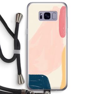 Saturday Flow: Samsung Galaxy S8 Transparant Hoesje met koord