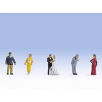 NOCH 0012861 H0 Bruiloft figuren Kant-en-klare module, Scène met geluid
