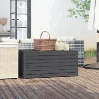 Tuinbox 101x50,5x46,5 cm massief grenenhout grijs