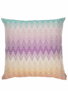 Missoni Home coussin à motif zigzag - Rose