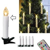 2 dozen kerstboom decoratie LED clip kaars Valentine dag afstandsbediening kaars