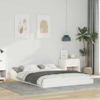 Bedframe Wit 120 x 200 cm Massief grenenhout