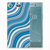 Sony Xperia XZ1 Compact | TPU bumper | Waves Blue