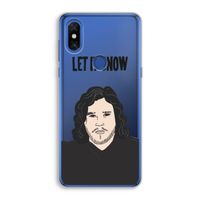 Let It Snow: Xiaomi Mi Mix 3 Transparant Hoesje