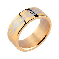 Ring Verguld chirurgisch staal 316L Ringen - thumbnail