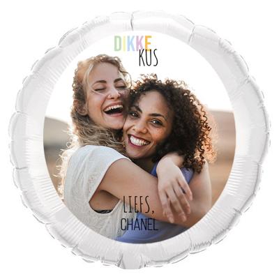 'Ballon 'Dikke kus' met eigen naam en foto' kopen? | FOR YOU GIFTS 'Ballon 'Dikke kus' met eigen naam en foto' kopen? | FOR YOU GIFTS