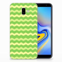 Samsung Galaxy J6 Plus (2018) TPU bumper Waves Green