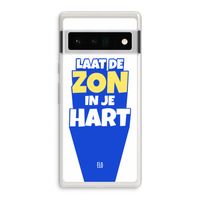Laat de zon in je hart: Google Pixel 6 Pro Transparant Hoesje