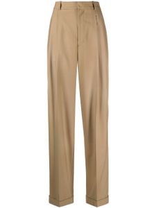 Polo Ralph Lauren pantalon stretch à coupe droite - Marron