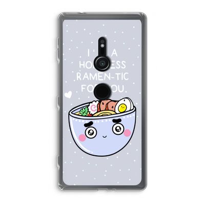 I'm A Hopeless Ramen-Tic For You: Sony Xperia XZ2 Transparant Hoesje