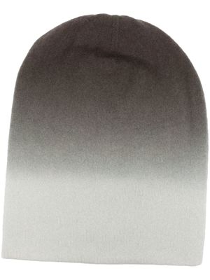 Frenckenberger bonnet en cachemire à effet tie dye - Vert