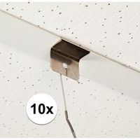 10x stuks plafond ophang clips   -