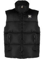 Palm Angels gilet de ski zippé à patch logo - Noir