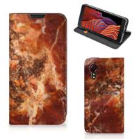 Samsung Galaxy Xcover 5 | Standcase | Marmer Bruin