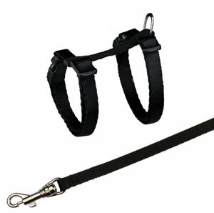 Trixie kittentuig met riem assorti (19-31 CM / 1,20 MTR X 8 MM)