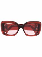 Lanvin lunettes de soleil teintées à monture oversize - Rouge - thumbnail