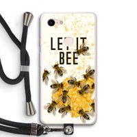 Let it bee: Pixel 3 XL Transparant Hoesje met koord