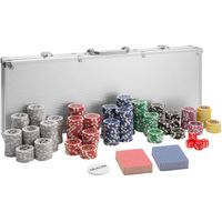 tectake® - pokerset 500 delig inclusief koffer en kaartspel - 402559 - thumbnail