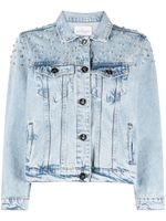 Ana Radu veste en jean à ornements en cristal - Bleu - thumbnail