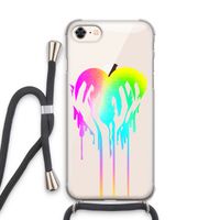 Hold My Heart: iPhone 8 Transparant Hoesje met koord