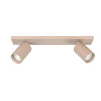Highlight OpbouwspotMila 2-lichts recht zand bruin - S7496.03