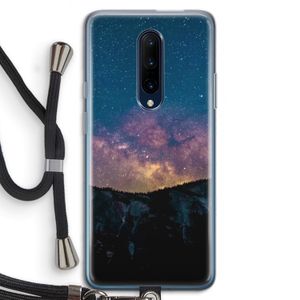 Travel to space: OnePlus 7 Pro Transparant Hoesje met koord