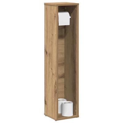 Badkamerkast met rolhouder Artisan Oak 20,5x20x90 cm