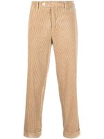 Brunello Cucinelli pantalon court en velours côtelé - Tons neutres