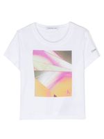 Calvin Klein Kids t-shirt Colour Flow - Blanc