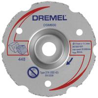 Dremel Bosch Power Tools 2615S600JB Doorslijpschijf gebogen 77 mm 1 stuk(s) Hardhout, Zacht hout, Multiplex, Laminaat, Vezel, Kunststof, Gipskarton, Plexiglas,