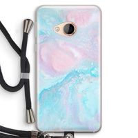 Fantasie pastel: HTC U Play Transparant Hoesje met koord