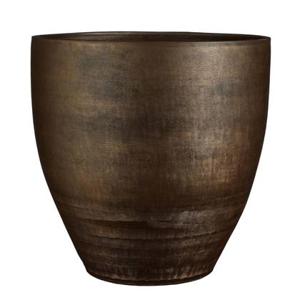 Mica Decorations Alicante Bloempot - 47x47x46 cm - Terracotta - Brons