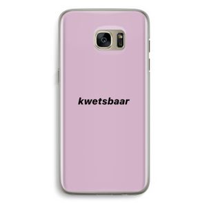 kwetsbaar: Samsung Galaxy S7 Edge Transparant Hoesje