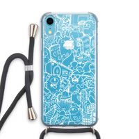 Vexx City #2: iPhone XR Transparant Hoesje met koord