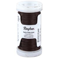 Rayher Bloemendraad of ijzerdraad - bruin - 0.35 mm dik - 100 meter - metaaldraad   -