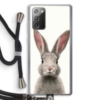 Daisy: Samsung Galaxy Note 20 / Note 20 5G Transparant Hoesje met koord