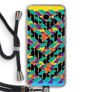Skew Bee 1: Samsung Galaxy J4 Plus Transparant Hoesje met koord
