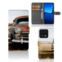 Xiaomi 13 Pro | Telefoonhoesje met foto | Vintage Auto | Portemonnee hoesje